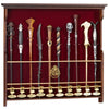 The Noble Collection Harry Potter 10 Wand Display - Wooden Display Case for 10 Wands (Not Included) - Officially Licensed Film S