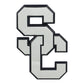 FANMATS NCAA Univ of Southern California Trojans Chrome Team Emblem , 3x3.2