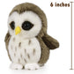 Ice King Bear Plush Toy - 6 Brown Owl Stuffed Animal - Wild Animal Zoo Family Collection