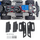 RCLIONS Metal Pedal Side Board Rock Sliders Upgrades for All Axial SCX24 Deadbolt JLU C10 CRC Bronco Gladiator 1/24th RC Crawler