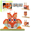 Wooden Puzzles Montessori Building Blocks - Learning Educational Preschool Toys, 3D Animal Stacking Puzzles For Toddlers 3,4, 5,