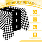 Irenare 2 Sheets Car Birthday Party Supplies Racing Party Decorations Road Tablecloth Racetrack Table Runner Table Covers for Ki