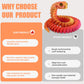 Binvin 3D Printed Animals-Snake Viper,3D Printed Snake Toys 3D Printed Articulated Snake 3D Printed Animals Animal Model Ornamen