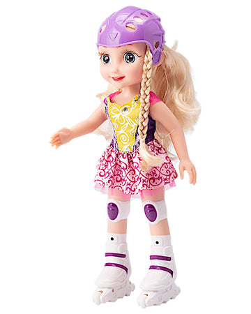 Poco Divo Skating Princess 14 Dancing Doll Blading Skates Inline Roller Girl Interactive Auto Retreat Baby Sonic Control Fashion