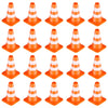 50PCS Mini Traffic Cones, Mini Construction Cones, Mini Orange Cones, Small Traffic Cones, Kids Educational Cognitive Road Sign 