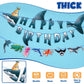 Wernnsai Ocean Party Supplies Set - 88 Pcs Under The Sea Party Tableware Set Ocean Themed Party Plates Napkins Tablecloth For 16 Guests Underwater Whale Party Decorations Birthday Baby Shwer Favors