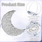Hicarer Silver Moon Piata for Kids Moon Birthday Party Decorations Supplies Piata Decor for Kids Birthday Party Twinkle Twinkle