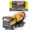 Gemini&Genius Construction Vehicle Cement Truck Toy For Kids, Heavy Duty Cement Mixer Truck For Pretend Play, 1/50 Scale Diecast
