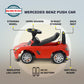 Best Ride On Cars Mercedes Benz Push Car, Red