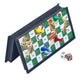 Kokosun Snakes And Ladders Board Game Set, Magnetic Folding Travel Game, Family Fun Toys/Gift For Kids And Adults (Right Angled Style-2)