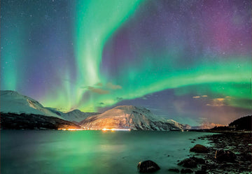 Educa - Aurora Borealis - 1000 Piece Jigsaw Puzzle - Puzzle Glue Included - Completed Image Measures 26.8' X 18.9' - Ages 14+ (17967)