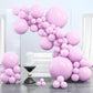 Partywoo Pastel Purplish Pink Balloons, 100 Pcs Pink Balloons Different Sizes Pack Of 36 Inch 18 Inch 12 Inch 10 Inch 5 Inch Pink Balloons For Balloon Garland Or Arch As Party Decorations, Pink-Q04