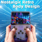 R36S Handheld Game Console 3.5-in 640*480 IPS OCA Screen 3200mAh Opensource System Purple Transparent