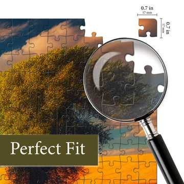 Jigsaw Puzzles for mature-themeds 1000 Pieces - Challenging Colorful and Unique with Large Poster - Letters on Back - AI Art - Rompecabezas para mature-themedos - Gifts for mature-themed  Couples  Teens (Countryside Barn)