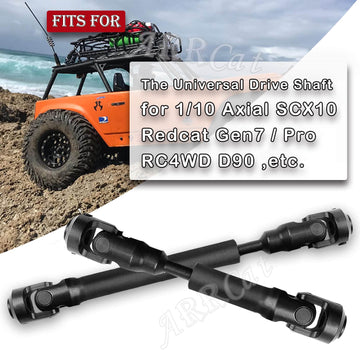 2Pcs Rc Drive Shaft 87-122Mm For 1/10 Scx10,Scx10-Ii Rtr,(87-122Mm)