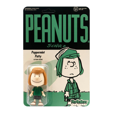 Super7 Peanuts Camp Peppermint Patty 3.75 in Reaction Figure