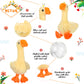 Civaner 6 Pieces Goose Stuffed Animal 6.3 Inch Plush Goose Stuffed Goose White Light Yellow Stuffed Animal Toy Soft Stuffed Doll Birthday Gift For Christmas Party Supplies