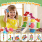 Montessori Dinosaur Toys For 1 2 3 4 Year Old Toddlers, Early Education Toys For Ages 2-4 Boys Girls Kids, Wooden Dinosaur Blocks Sorting & Stacking & Balance Toys, Ideal Preschool Birthday Gift