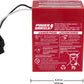 Power Wheels 6-Volt Rechargeable Replacement Battery for Ride-On Toys, 1 Count, Red