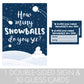 Winter Holiday Party Games – How Many Snowballs Do You See Guessing Game - Sign And 30 Cards - Winter Wonderland, Classroom Snow Day Party, Or Little Snowflake (1 Sign And 30 Guessing Cards)