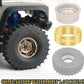 OGRC 1.0 Inch Brass Internal Beadlock Ring 92g Heavy Wheel Weighted Clamp Ring Fits RC Wheel Rims for TRX4M SCX24 1/18 1/24 RC C