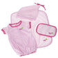 Jc Toys Baby Doll Washable And Reusable Eco Diapers 4 Pack Fits Dolls 14 To 18 Inch In Pink/White/Grey