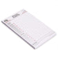 Yellow Mountain Imports Scoring Sheets for Dominoes - 60 Paper Scorepads, 8.2"x5.5", White, Model YM-DM001-A