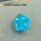 Roll Of Fate D20 Dice Set - All Natural 20 Or All Natural 1 - Perfect For D&D Players Seeking Epic Wins Or Failures (Blue)