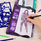 Make It Real - Disney Descendants 3 Sketchbook. Fashion Design Drawing and Coloring Book for Girls. Includes Evie and Descendant