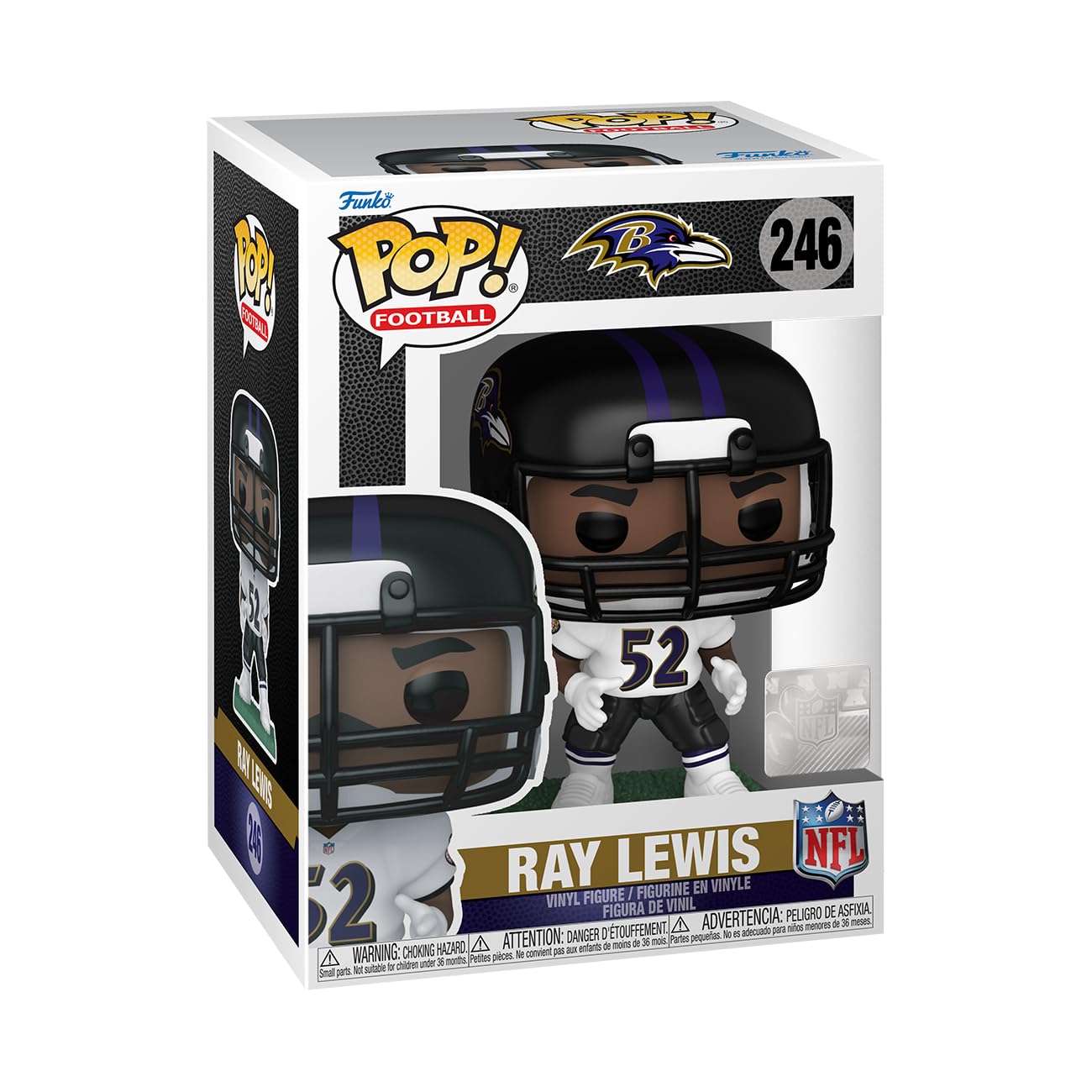 Funko Pop! Nfl Legends: Ravens - Ray Lewis - Collectable Vinyl Figure - Gift Idea - Official Merchandise - For Kids & Adults - S