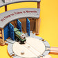 SainSmart Jr. Wooden Train Track with Roundhouse - Railway Toy for Toddlers, Double-Side Tracks Compatible with with All Major B