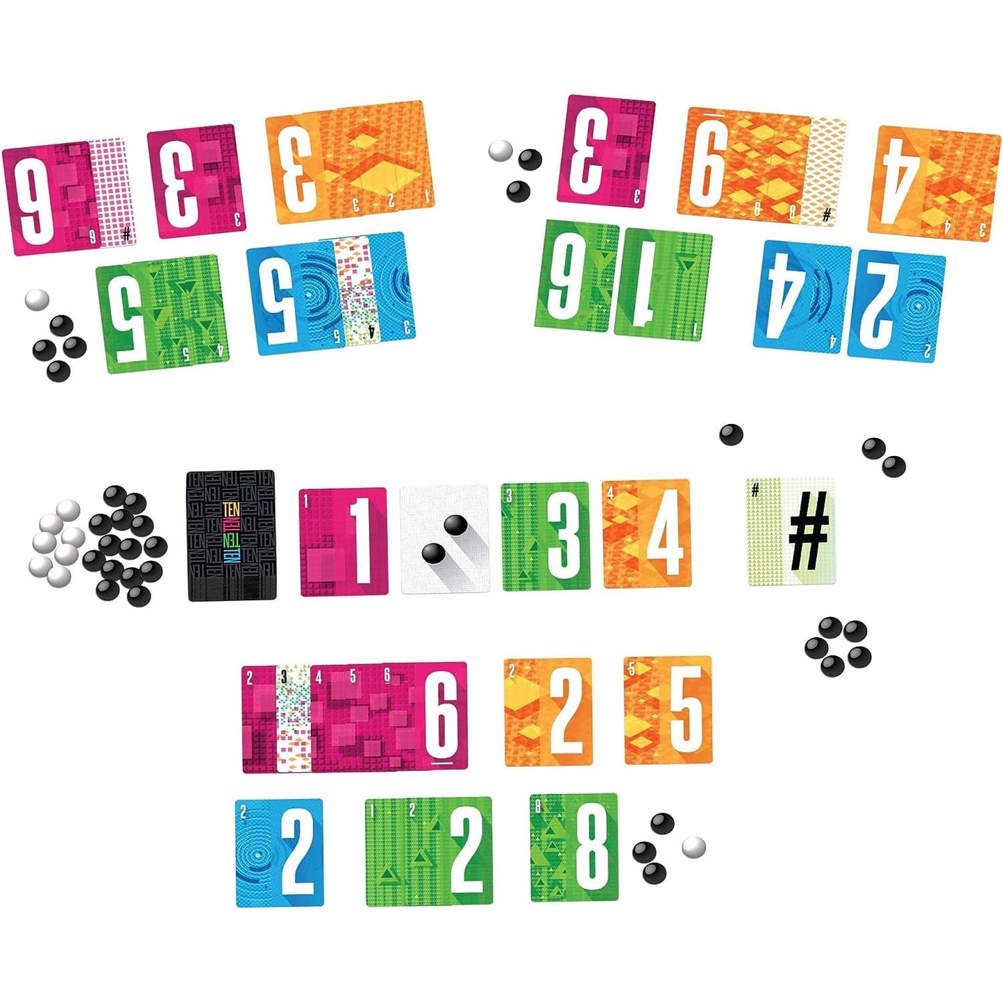 Alderac Entertainment Group (Aeg) Ten, Fast And Fun Card Game, Push Your Luck, Family, Casual, Ages 10+, 1-5 Players, 15-30 Min,