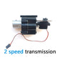 MaxMetal WPL RC Car Split Transfer Speed Gearbox 2 Speed Transmission with 370 Motor+Servo with Metal Drive Shaft for WPL B14 B2