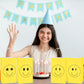 16Pcs Smile Face Gift Paper Bags Smile Face Party Supplies Preppy Party Favors Bags Yellow Smile Face Party Goodie Bags Preppy Party Decor Party Decorations For Bachelorette Birthday Baby Shower
