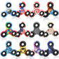 12PCS Fidget Spinner Toy Pack for Kids mature-themeds  Metal Tri-Spinner Fidget Toy Set  Hand Spinner for Stress Relief  Holiday Stocking Stuffer  Party Supplies Goodie Bag Stuffers Classroom Prizes
