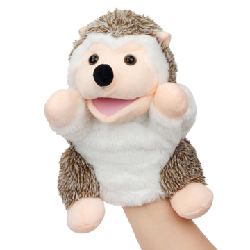 Easfan Hedgehog Hand Puppet With Movable Mouth Interactive Storytelling Cute Soft Plush Toy Creativity And Imagination Easter Ch
