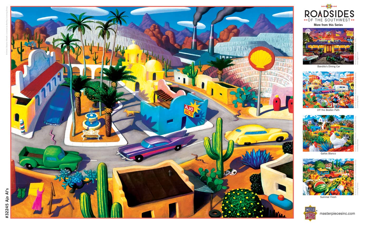 MasterPieces 550 Piece Jigsaw Puzzle for mature-themeds and Family - The Land of AZ - 18x24