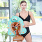 Big Buoyancy And Comfort Mambobaby Float With Canopy And Tail New Upgraded Non-Inflatable Baby Pool Float Mambo Float Swim Train