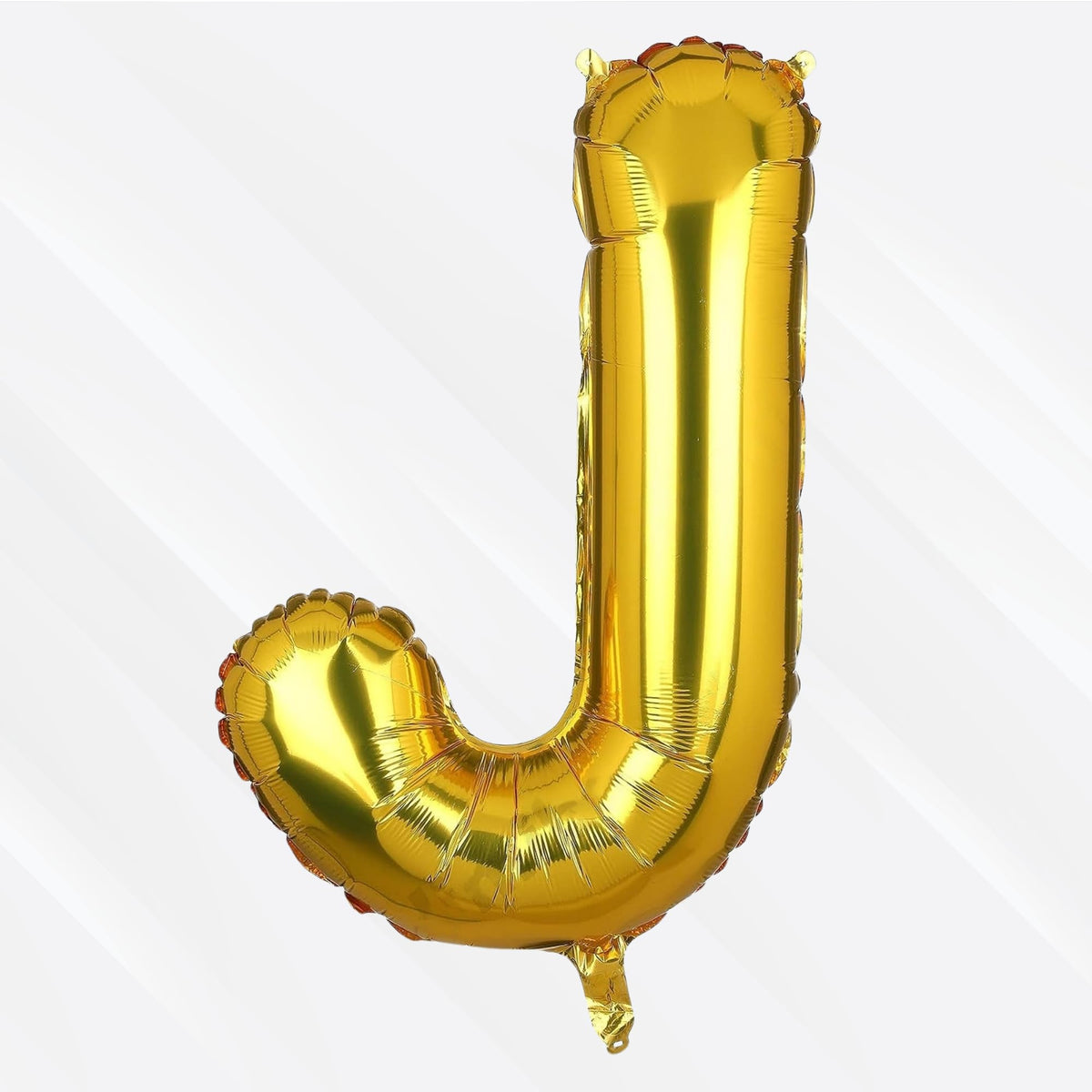 Flyloons Gold J Alphabet Letter Foil Balloons for Full Name Birthday Decoration Items, Anniversary, Baby Shower, Bachelorette, W