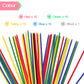 Doxishruky Classic Wooden Thin Pick Up Stick Game 41 Pieces Fun Family Game Gift Idea 9.8 Inch Long