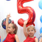 50 Balloon Number, Red Number 50Th Birthday Balloons 40 Inch, 50 Years Old Red Birthday Decorations For Men Women, 50Th Annivers