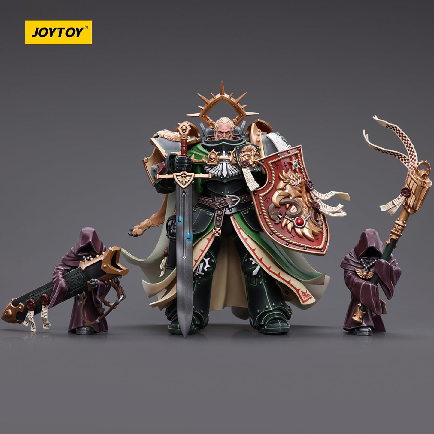 Joytoy Warhammer 40K Dark Angels, Dark Angels Primarch Lion Eljonson 1/18 Action Figure Model
