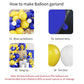 Blue And Yellow Balloon Arch Kit, Royal Blue White Yellow Balloon Garland Kit Latex Baloons With 4D Foil Star Balloons For Baby