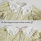 Ltakk Pioneer Dress Girls Colonial Costume Prairie Pilgrim Girl Dresses With Ruffled Pinafore, Olive Yellow, Xl, Age Over 4 Year