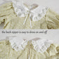 Ltakk Pioneer Dress Girls Colonial Costume Prairie Pilgrim Girl Dresses With Ruffled Pinafore, Olive Yellow, Xl, Age Over 4 Year