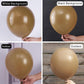 Partywoo Coffee Brown Balloons, 100 Pcs 12 Inch Boho Brown Balloons, Brown Balloons For Balloon Garland Or Balloon Arch As Party Decorations, Wedding Decorations, Baby Shower Decorations, Brown-F09