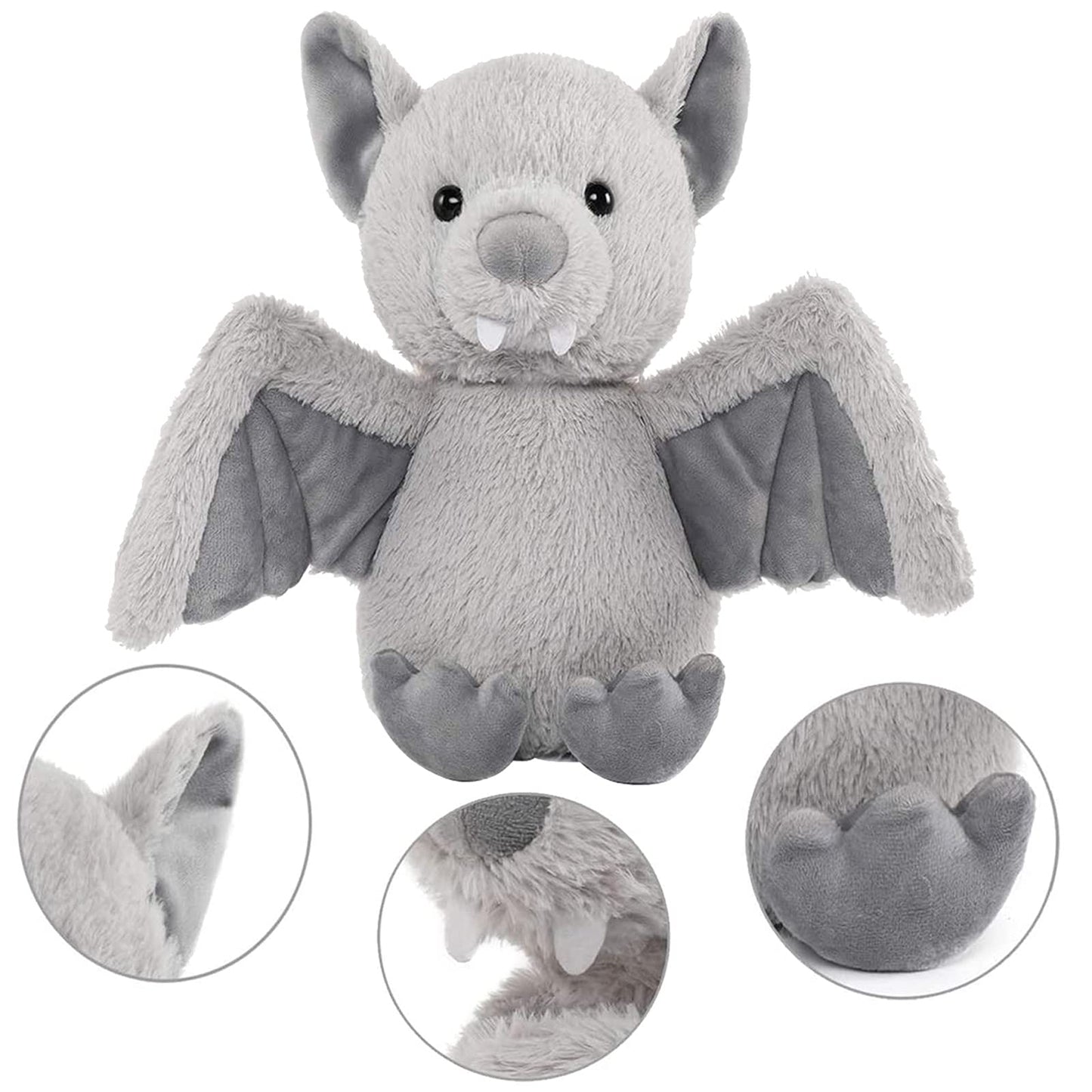 Cuddly 11 Inch Plush Bat Stuffed Animal Halloween Stuffed Animal Plush Toys Plush Animal Doll Bedtime Toys Birthday Xmas Furry G