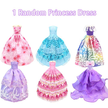 Doll Clothes And Accessories For 11.5 Inch Doll Dress Up Set With 1 Wedding Gown Dress 2 Fashion Dresses 4 Mini Dresses 2 Tops And Pants Outfits Swimsuits 10 Shoes 10 Bags Toys Gift For Girls