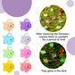 libfrnt 120Pcs Luminous Mini Resin Dinosaur Miniature Glow in The Dark Colorful Tiny Dinosaur Ornament for Garden Landscape Aqua