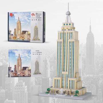 Stmigaiblocks 3819Pcs New York Empire State Micro Building Blocks Set,Commemorative Architectural Model Building,Unique Choice F